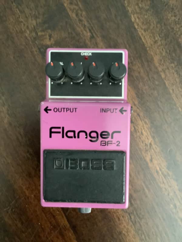 Boss BF-2 Flanger (Black Label) 1980 - 1984 - Purple image 1
