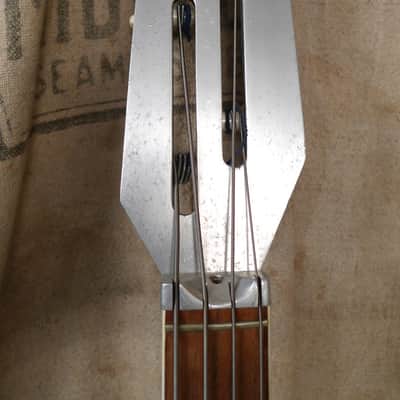 Wandre Spazial Bass Guitar 1960's Blue Smoke image 5