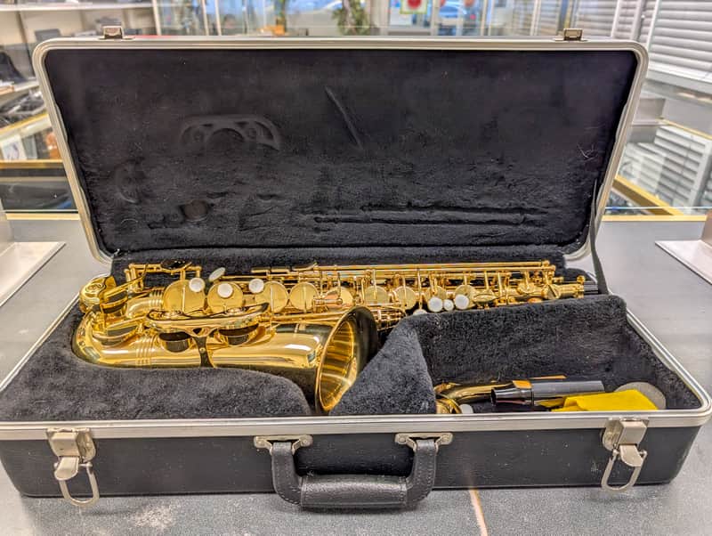 Alpine Woodwinds AAS143 2010's Alto Saxophone with Case - Gold image 1
