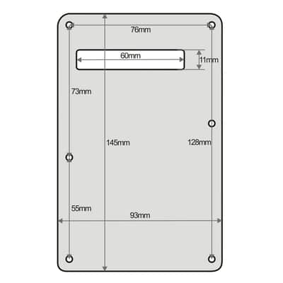 11-Hole SSS Metal Strat Pickguard and Matching Back Plate - Brushed Aluminum image 3