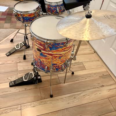 Slingerland Cocktail set Vintage Jam Seasion Late 50’s- 60’s - Custom wrapped image 5