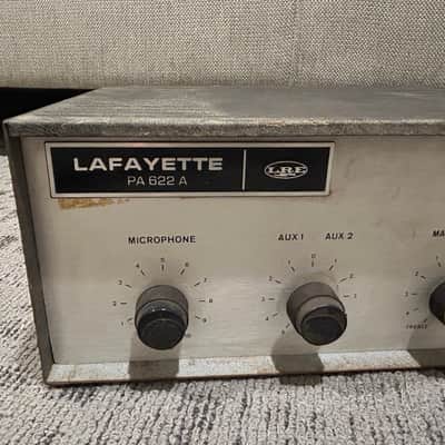 Lafayette PA-622 vintage tube amplifier project PA guitar amp Mullard 7189 tubes image 3
