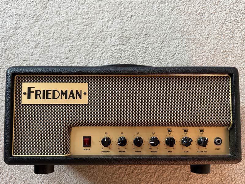Friedman Runt 20 2-Channel 20-Watt Guitar Amp Head 2016 - Present - Black image 1