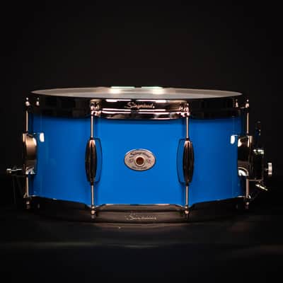 Slingerland 14" x 6.5" Studio King Snare Drum, Lunar Blue with Nickel Hardware image 1
