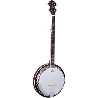 Oscar Schmidt OB5 Blue Grass Remo Head Mahogany Back Nato Neck Wood 5-String Resonator Banjo image 7