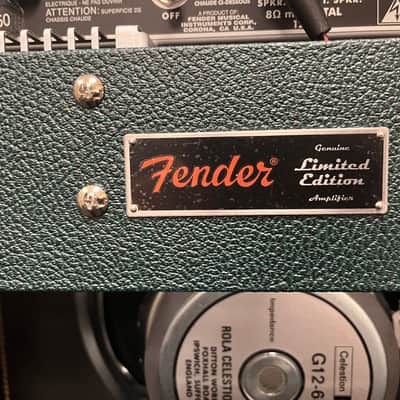 Fender '65 Princeton Reverb Reissue FSR Limited Edition "Brit Green" 12-Watt 1x12" Guitar Combo 2024 - British Green image 4