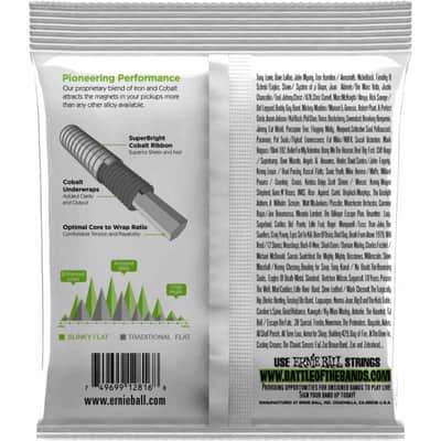 Ernie Ball 2816 Slinky flatwound 5 cordes 45-130 image 2