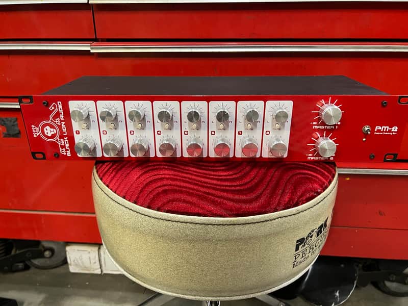 Black Lion Audio PM-8 Passive Summing Mixer 2000s - Red and Silver image 1