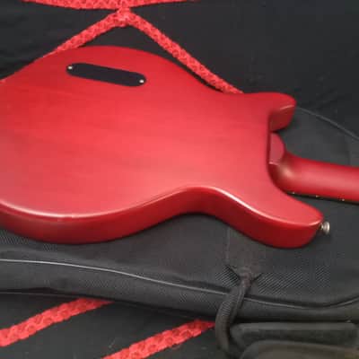 ELECTRIC GUITAR HARLEY BENTON DC JUNIOR OPEN PORE FADED CHERRY P90D DOG EAR image 7