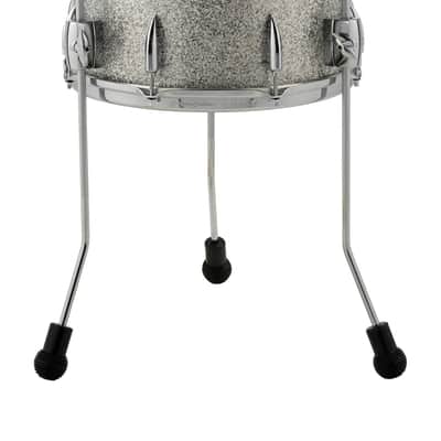 Sonor *Pre-Order* Vintage Series 18x16" Vintage Silver Glitter Floor Tom Drum w/Legs | Worldwide Ship | NEW | Special Order | Authorized Dealer image 1