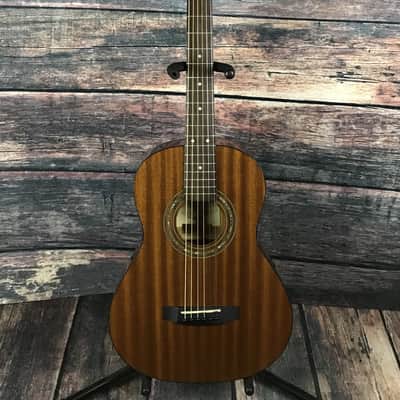 Used Zager 2012 EZ-Play ZAD-15 Mahogany Parlor Guitar with Gig Bag image 1