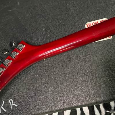 1979 - 1981 Hamer USA Standard Explorer Flame Top Transparent Cherry - Kahler Trem - Extremely RARE! Original Hamer Case - Four Digit Serial # 0583 image 12