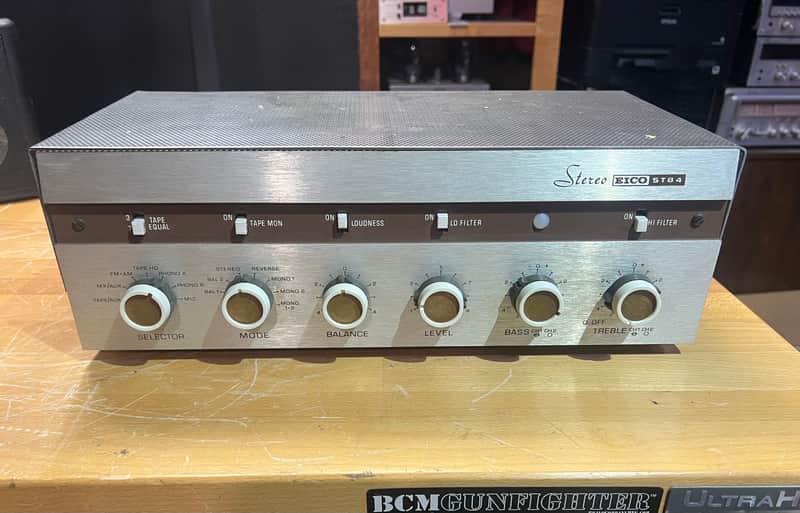 EICO ST-84 Stereo Preamplifier, Fully Recapped And Perfect Working Condition. image 1