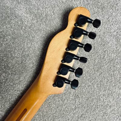 2000s Fernandes TE-85T Ash Telecaster MIJ - Takuya Signature Japan Transparent Red image 11