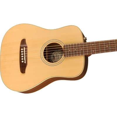 Fender Redondo Mini Acoustic Guitar with Bag - Natural image 2