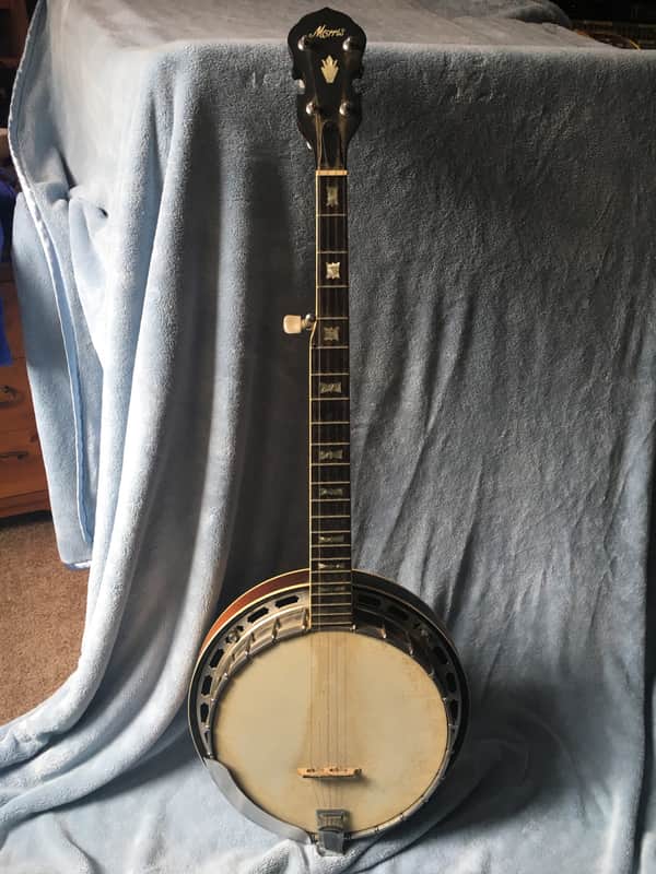 Morris 5 string banjo 1970s | Reverb