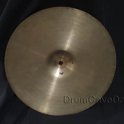 14" VINTAGE ZILDJIAN NEW BEAT HI HAT CYMBALS, HOLLOW LOGO, DEMO VIDEO! image 12