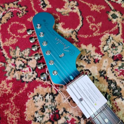 *NEW IN BOX* 2023 Fender Japan FSR Hybrid II Jazzmaster Satin Ocean Turquoise Metallic with Matching Headstock, MIJ JD23 image 16