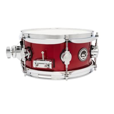 DW DWe Electronic/Acoustic Snare Drum 10x5 Black Cherry Metallic image 5