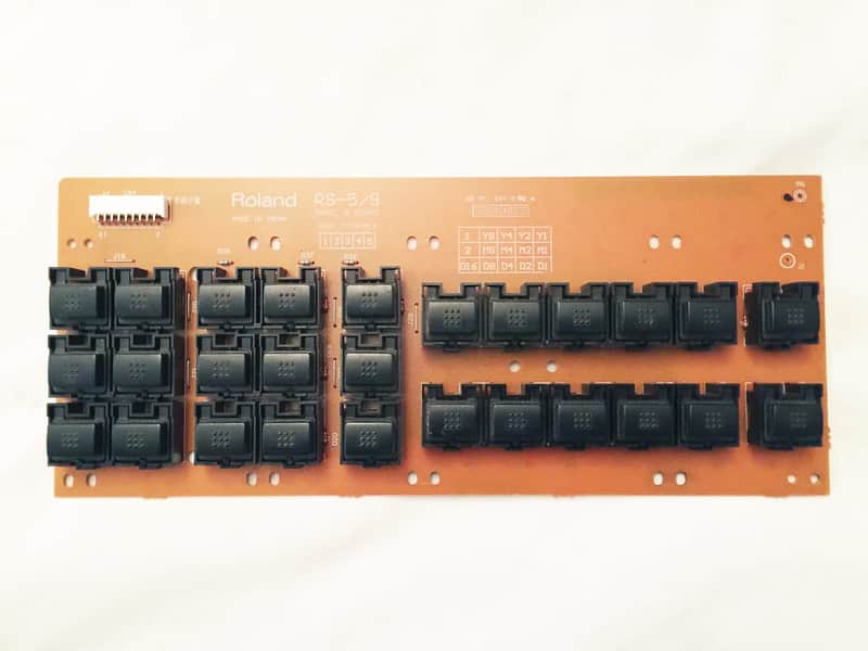 Roland RS-5 RS-9 Original Right Side Button Switch Panel Board Assembly. Works Great !... image 1
