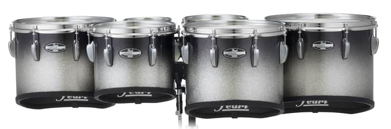 Pearl 6+8+10+12+13+14 Championship Marching Tom Set, Sonic Cut W/Reinforcement Ring #368 (PMTCC680234/A368) image 1