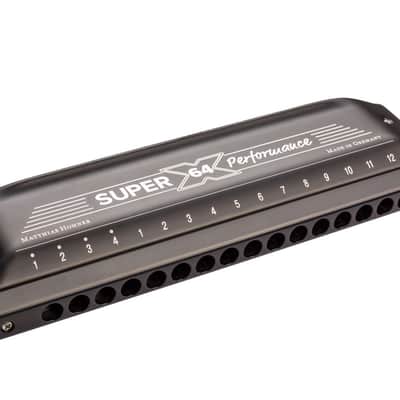 Hohner Super 64X Performance Harmonica Harp +Case +Free US Ship | WorldShip | NEW Authorized Dealer image 2