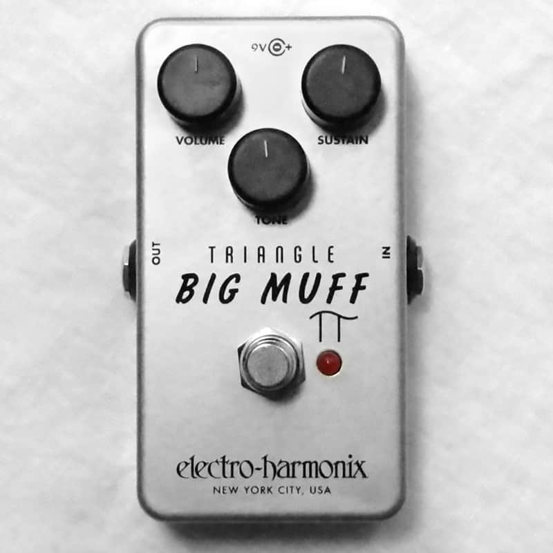 Used Electro-Harmonix EHX Triangle Big Muff Pi Fuzz Distortion Sustainer Guitar Pedal image 1