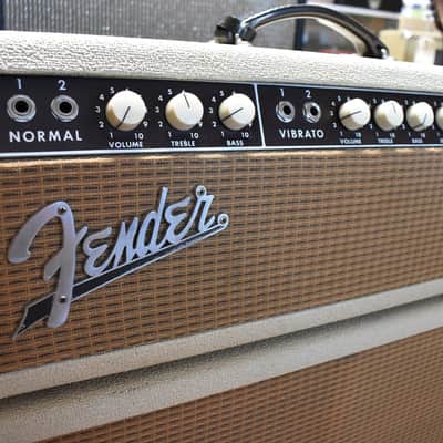 1962 Fender Bandmaster w/ 2x12 Cabinet Blond Pre-CBS image 4