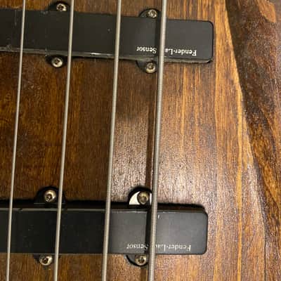 Very unique bass guitar. Hand made carved bull dog body image 4