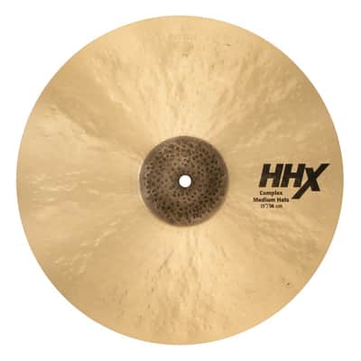 Sabian HHX Complex Medium Hi Hat Cymbals 15" image 1