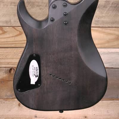 Schecter Omen Elite-7 7-String Multiscale Electric Guitar Charcoal image 3