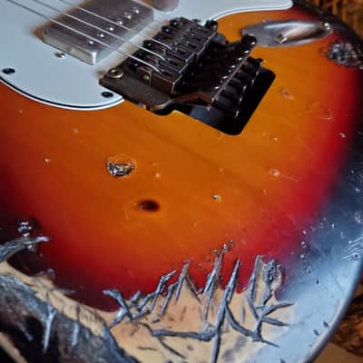 Partscaster Relic Distressed Strat w/ Bare Knuckle Pickups image 4