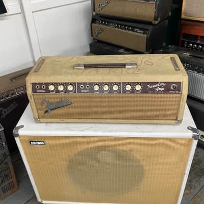 Fender Tremolux 6G9-A 1963 30-Watt Head only Blonde image 2