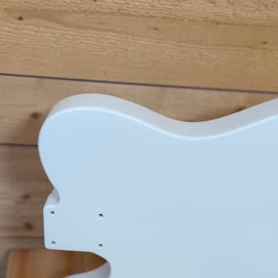 1998g Kohlin Guitars T-Type Roasted Pine replacement body Aged Nitro Relic Vintage olympic white Made in Sweden image 5