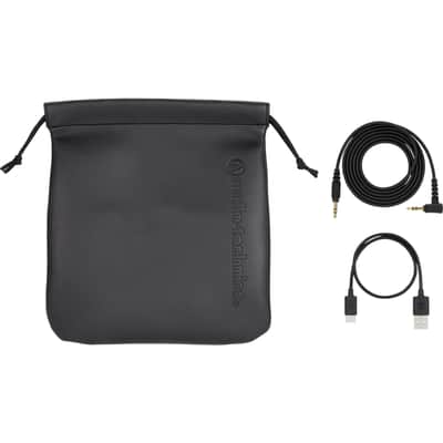 Audio-Technica ATH-M50xBT2 Wireless Bluetooth Headphones, Black, Open Box (Very Good) image 8
