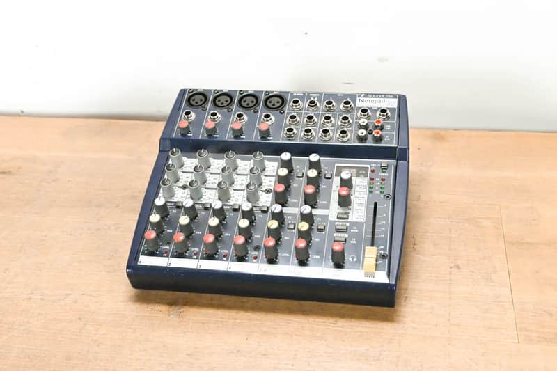 Soundcraft Notepad 124FX Compact 12-Input Analog Mixing Console (NO PSU) CG01ZTD image 1
