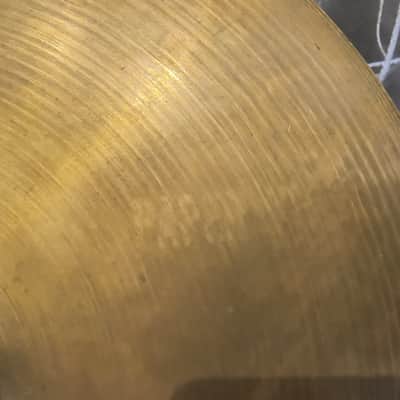 Vintage 1940s A Avedis Zildjian Trans Transition Stamp 13" Hi-hat Cymbals 500g 545g image 4