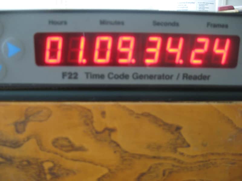 Fast Forward F22 Time Code Generator/ Reader Black/Gray/Blue image 1