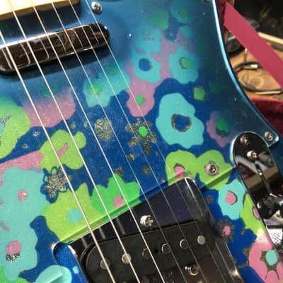 Fender 69 classic flowered blue telecaster MIJ image 8