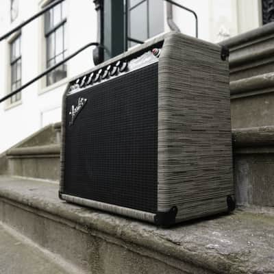 Fender Limited Edition 65 Princeton Reverb, Creamback - Chilewich Charcoal image 2