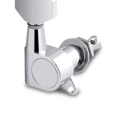 3R3L Sealed String Tuning Pegs Tuning Machine Heads Tuners Tuning Keys for Acoustic Guitar or Electric Guitar Chrome. image 9