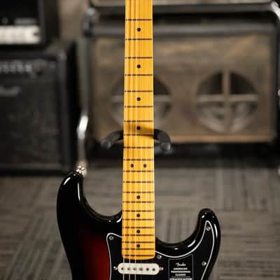 Fender American Professional Classic Stratocaster Electric Guitar - 3-Color Sunburst with Gig Bag image 5