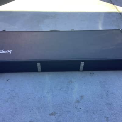 Vintage 1968 Gibson Les Paul or SG Rectangular Hardshell Case - Black with Yellow Interior image 2