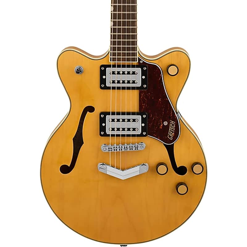 Gretsch G2655 Streamliner Center Block Jr. Double-Cut Guitar with V-Stoptail, Laurel Fingerboard, Village Amber TGF33 image 1