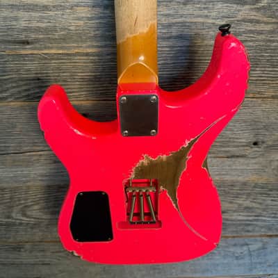 Friedman Cali Aged Guitar - Hot Pink (Medium/Heavy Aging) image 10