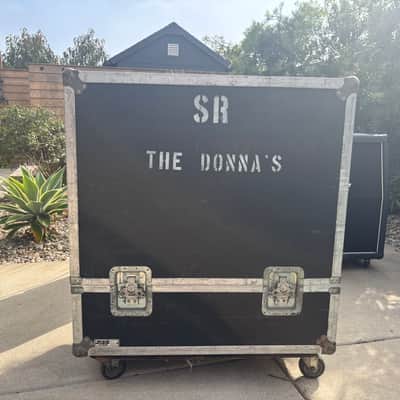 Marshall 1960A 4x12 Cabinet w/ Celestion Vintage 30s + Road Case used on tour by Allison Robertson (The Donna's) image 11