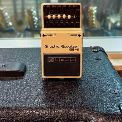 Boss GE-6 Graphic Equalizer (Black Label) - Cream image 3