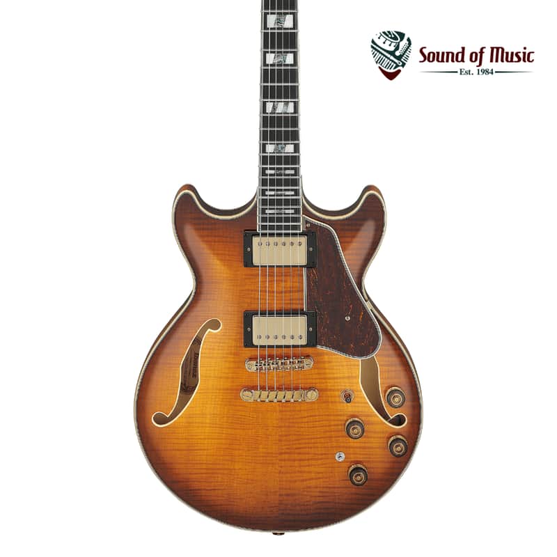 Ibanez Artstar AM153FM Semi-Hollowbody Electric Guitar W/Case - Antique Tobacco Burst image 1