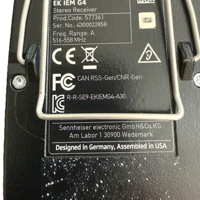 Senheiser EW IEM G4 2020s - Black image 6
