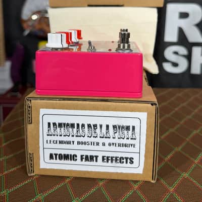 Atomic Fart Effects ARTISTAS DE LA PISTA Hand Made Left : (Based in Gold “Klon Centaur & Booster Ecoplex EP2 image 19